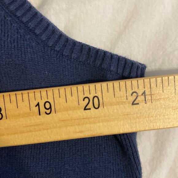 Vintage Y2K Tommy Hilfiger Cotton Sweater Vest Logo Size XXL - Picture 5 of 5